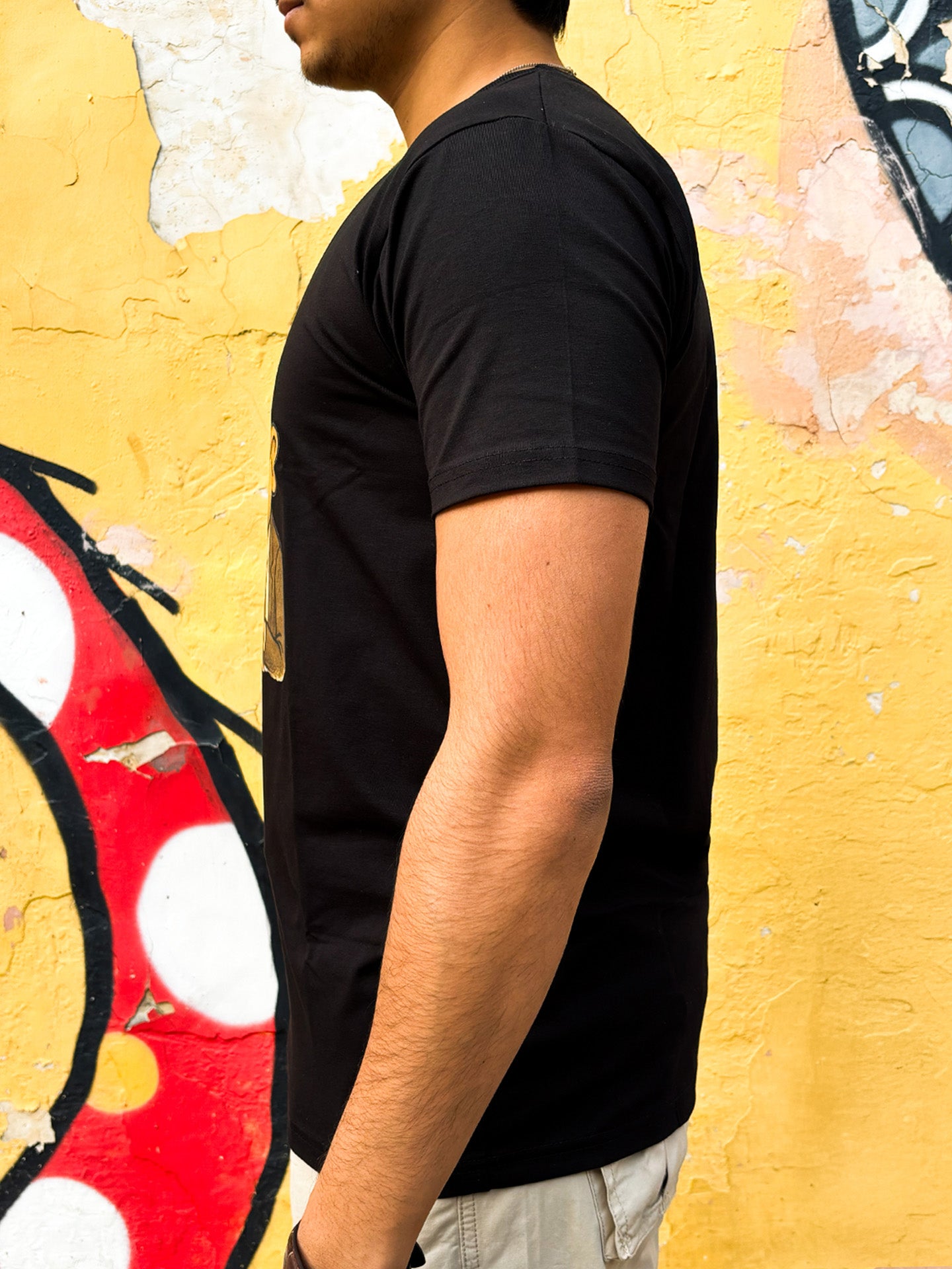 Urban Pop Cartoon T-Shirt for Men | Mr. Bean Graphic Street Tee