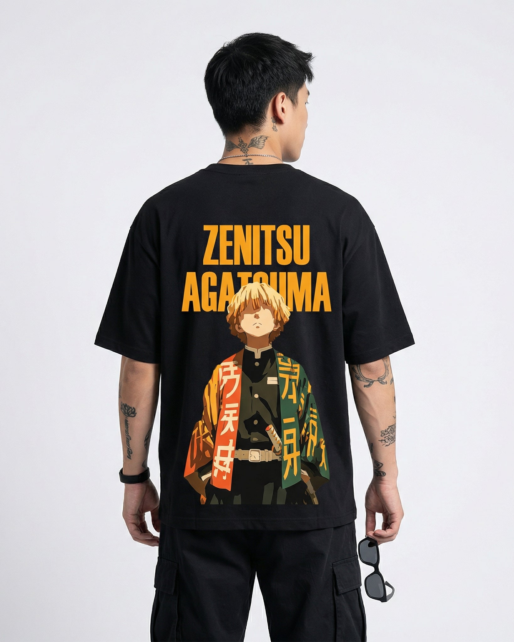 Zenitsu Agatsuma Oversize T-shirt for Men | Anime