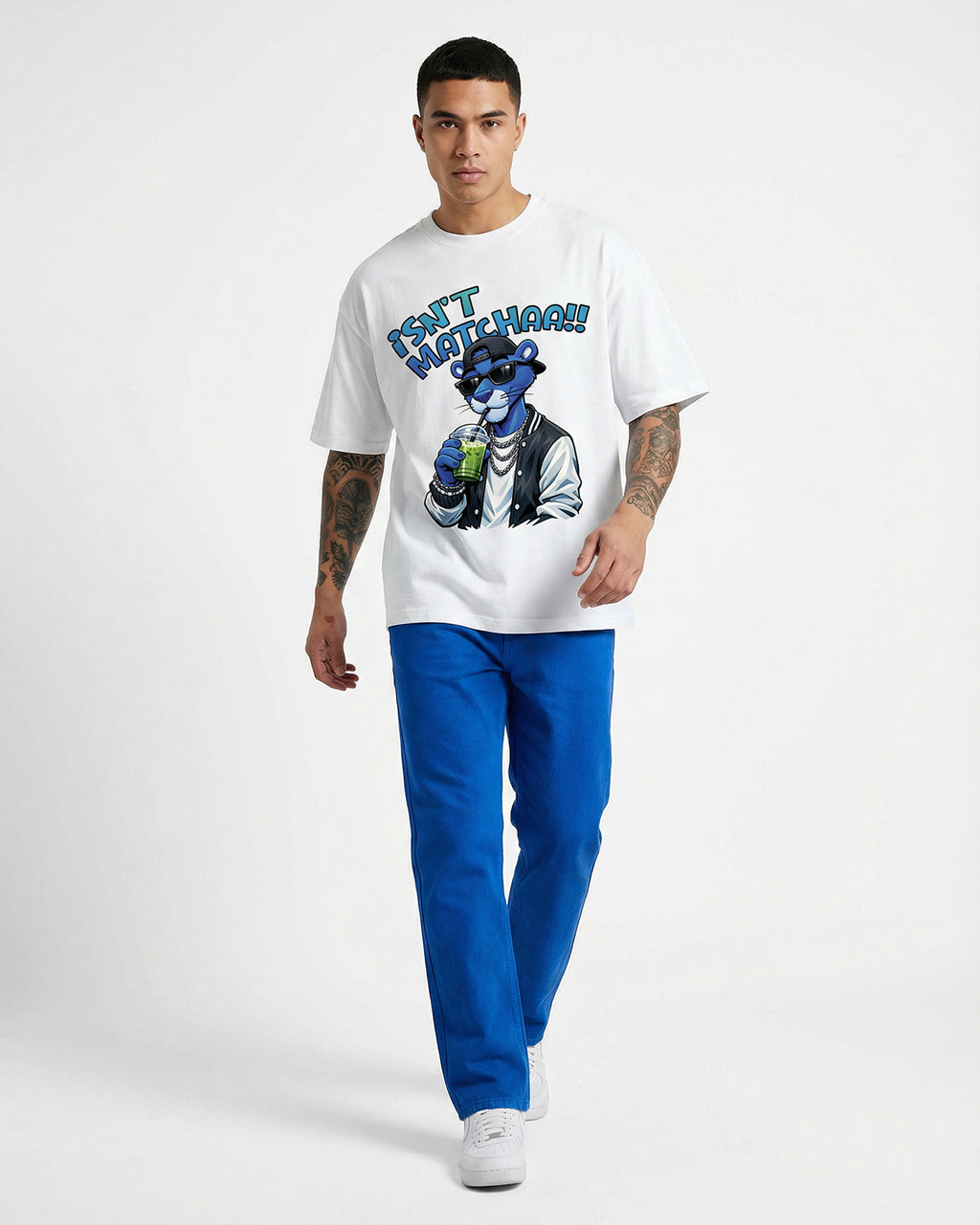 Matcha T-shirt for Men | Oversize Fit