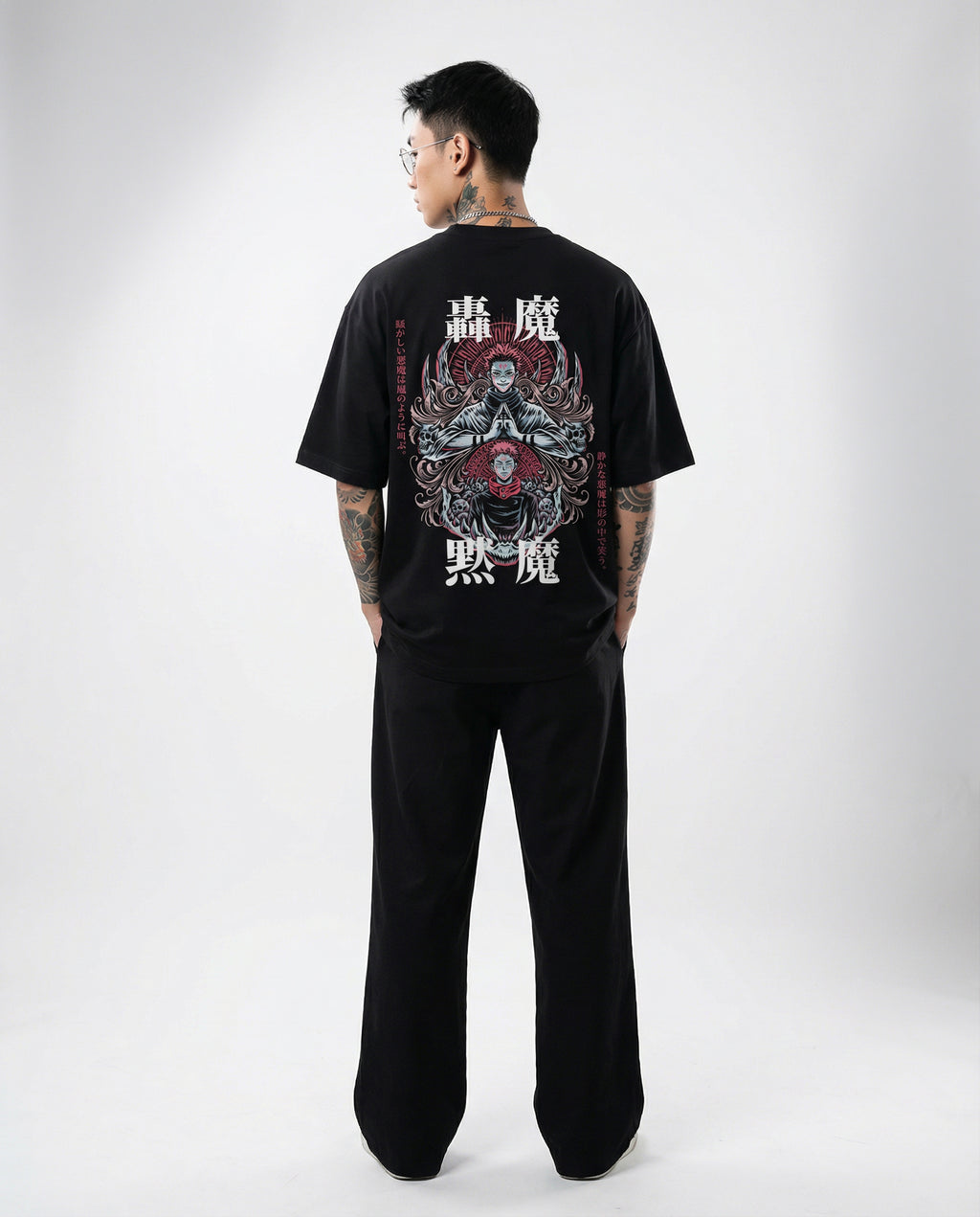Demon's Oversize T-Shirt for Men | Anime