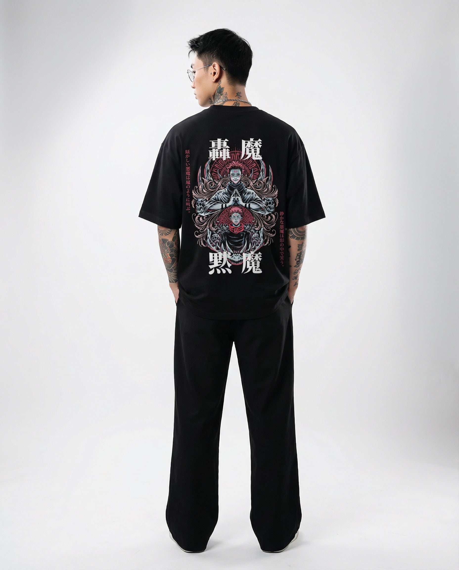 Demon's Oversize T-Shirt for Men | Anime