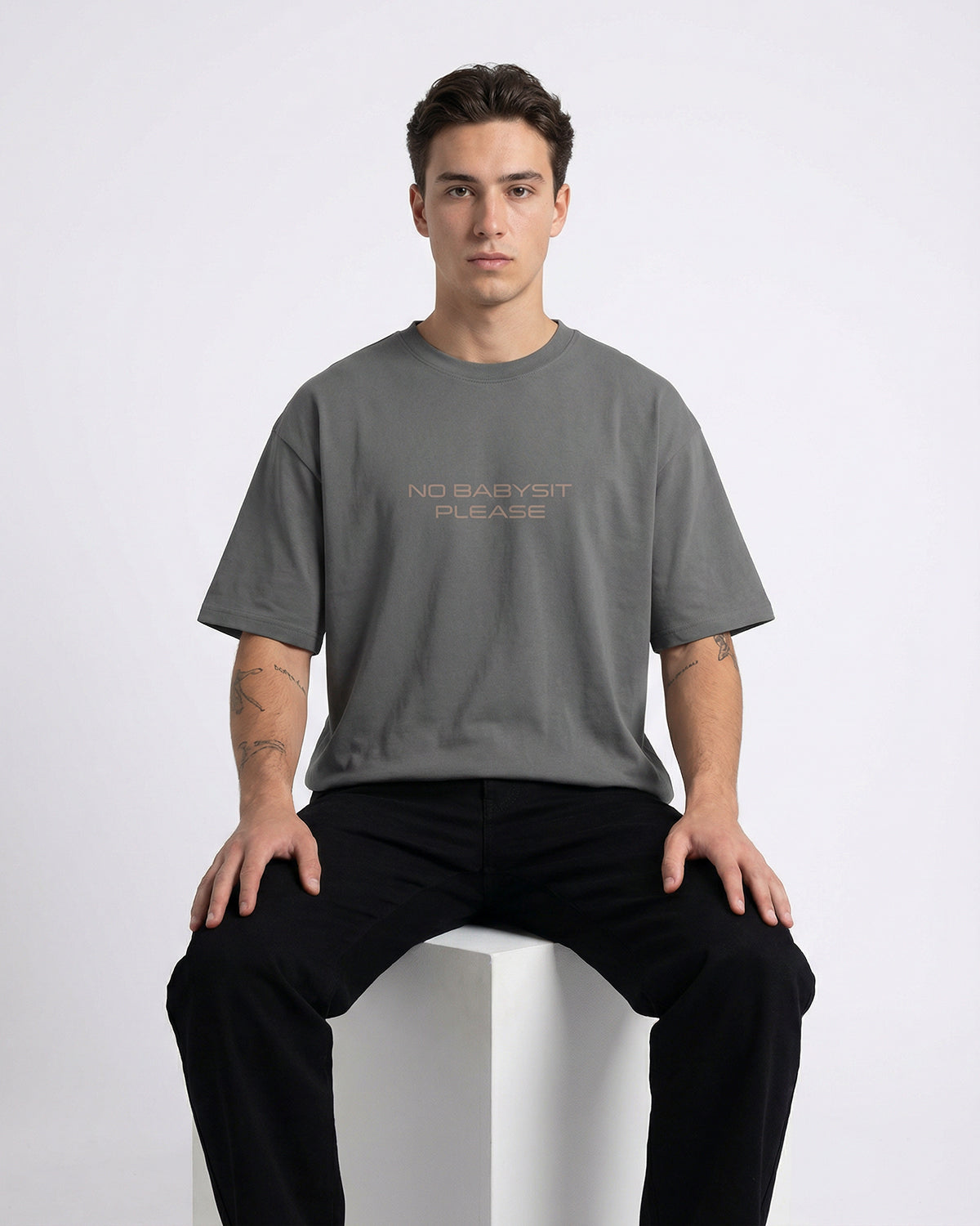 Babysit T-shirt for Men | Oversize Fit