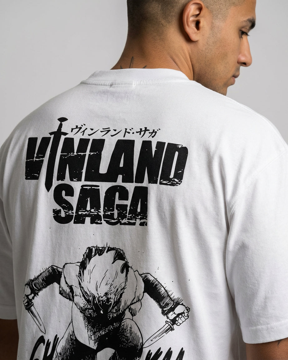 Vinland Saga Power T-shirt for Men | Oversize Fit