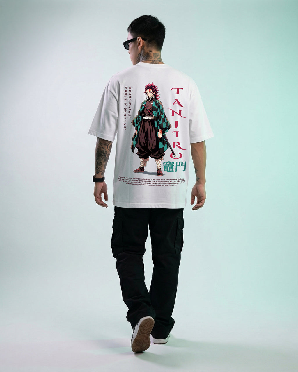 Tanjiro Kamado Oversize T-shirt for Men | Anime