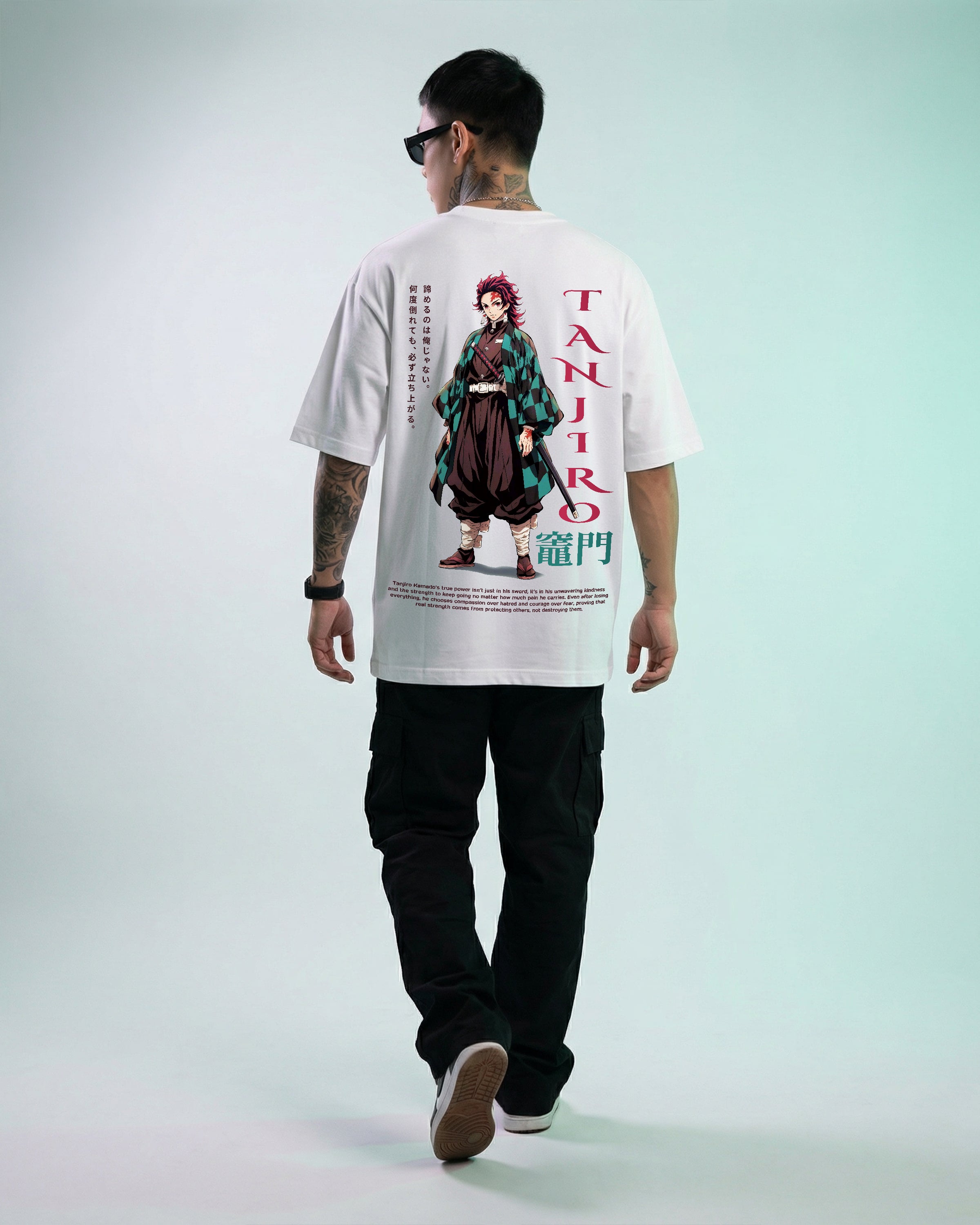 Tanjiro Kamado Oversize T-shirt for Men | Anime