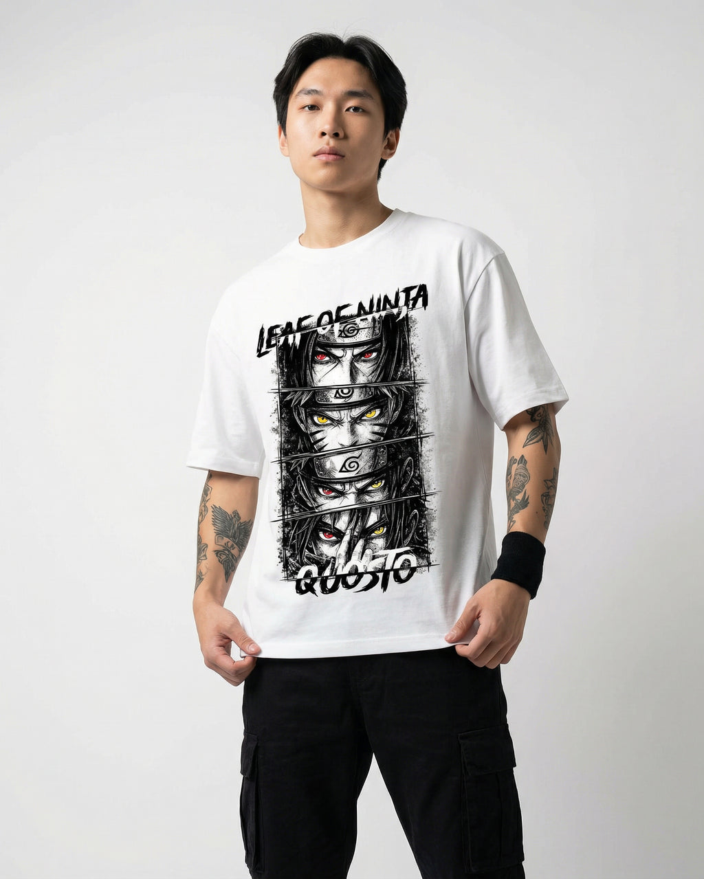 Leaf of Ninja Oversize T-shirt for Men | Anime