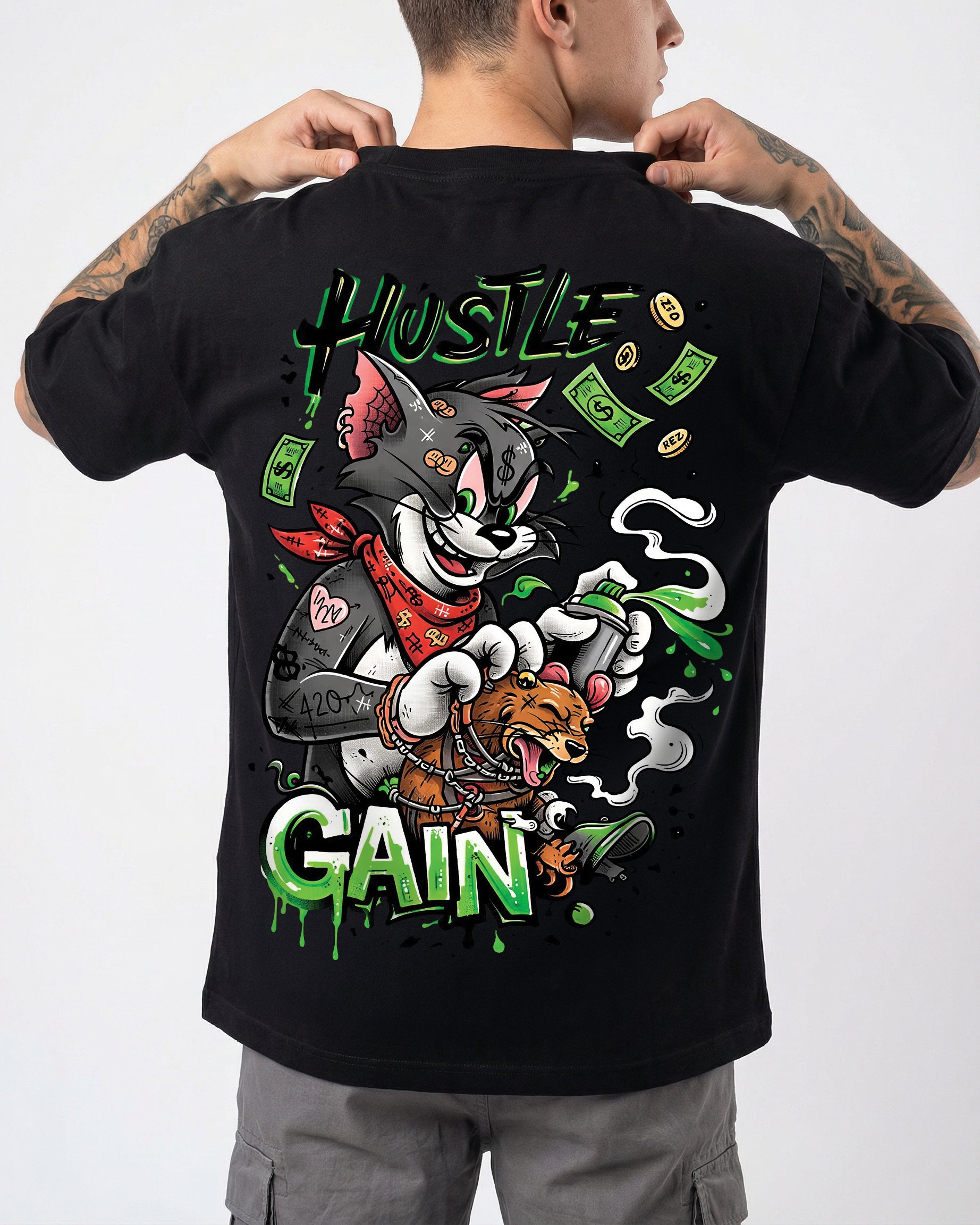 Tom and Jerry T-shirt for Men | Oversize Fit