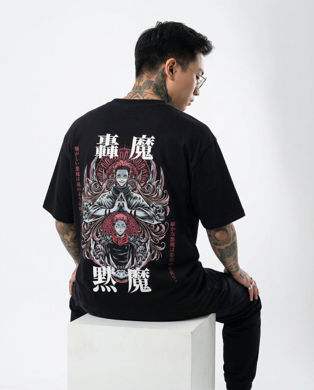 Demon's Oversize T-Shirt for Men | Anime