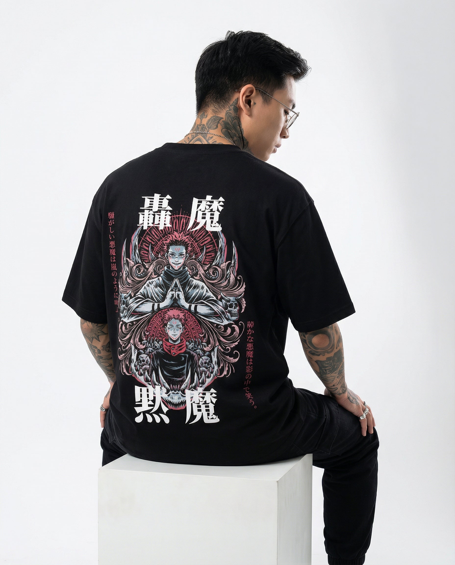 Demon's Oversize T-Shirt for Men | Anime