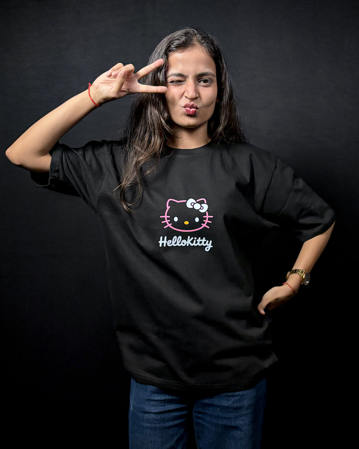 Hello Kitty T-shirt for Women | Oversize Fit