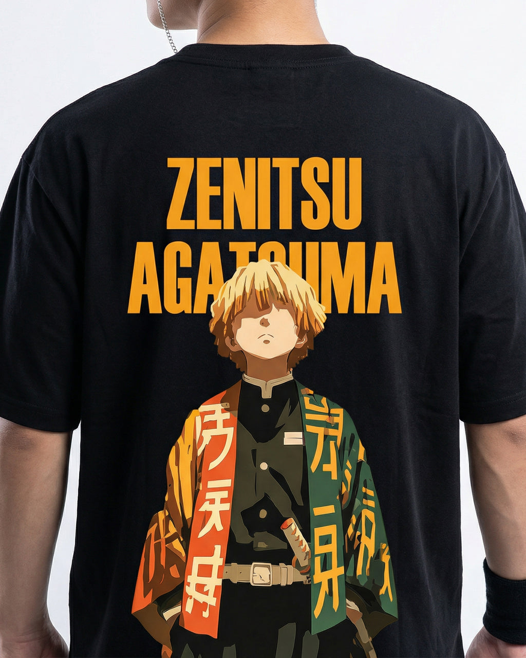 Zenitsu Agatsuma Oversize T-shirt for Men | Anime