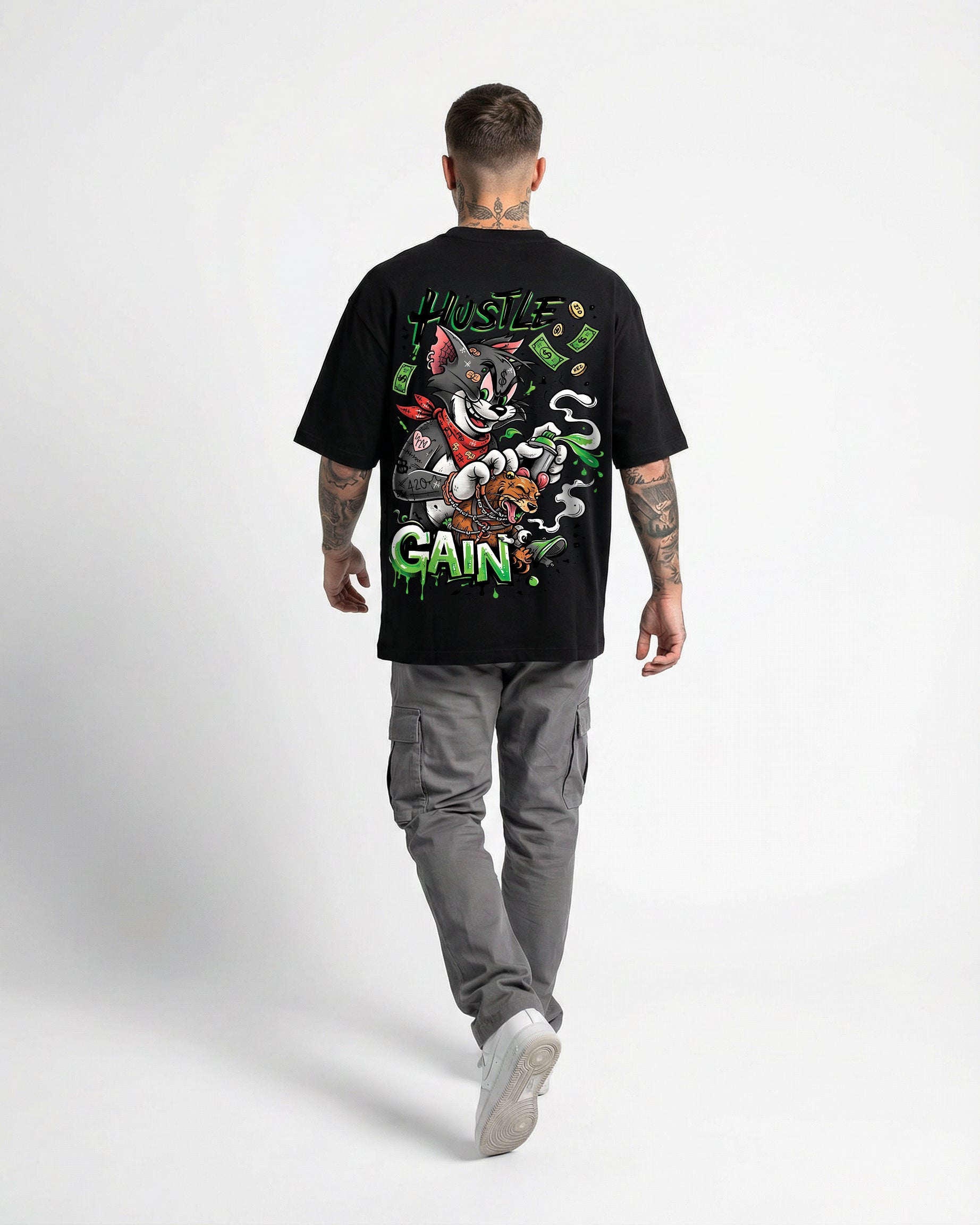 Tom and Jerry T-shirt for Men | Oversize Fit