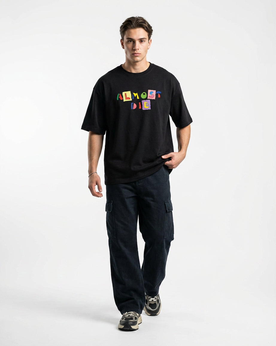 Almost Die T-shirt for Men | Oversize Fit