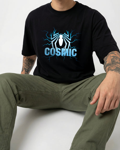 Cosmic Spider T-shirt for Men | Oversize Fit