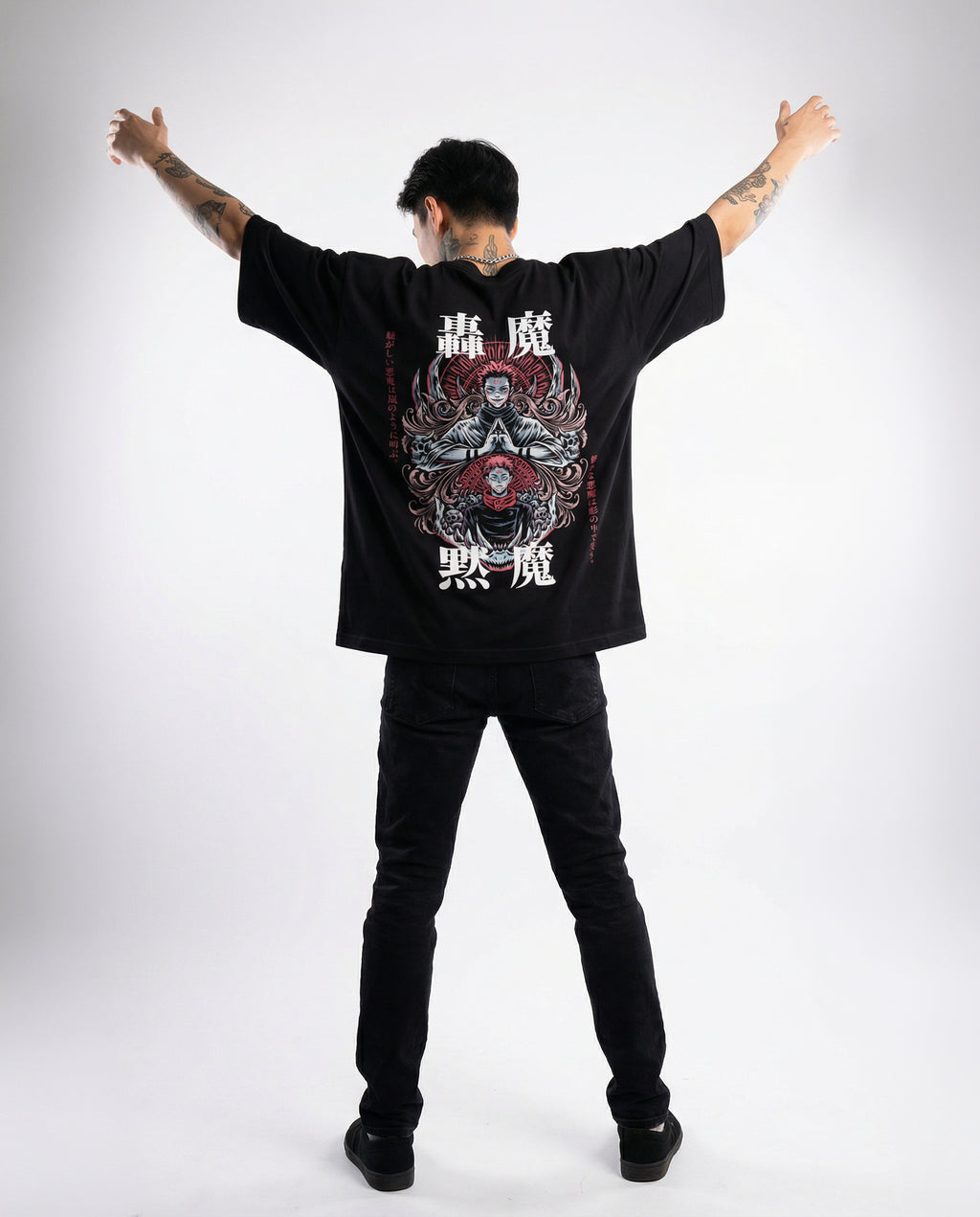 Demon's Oversize T-Shirt for Men | Anime