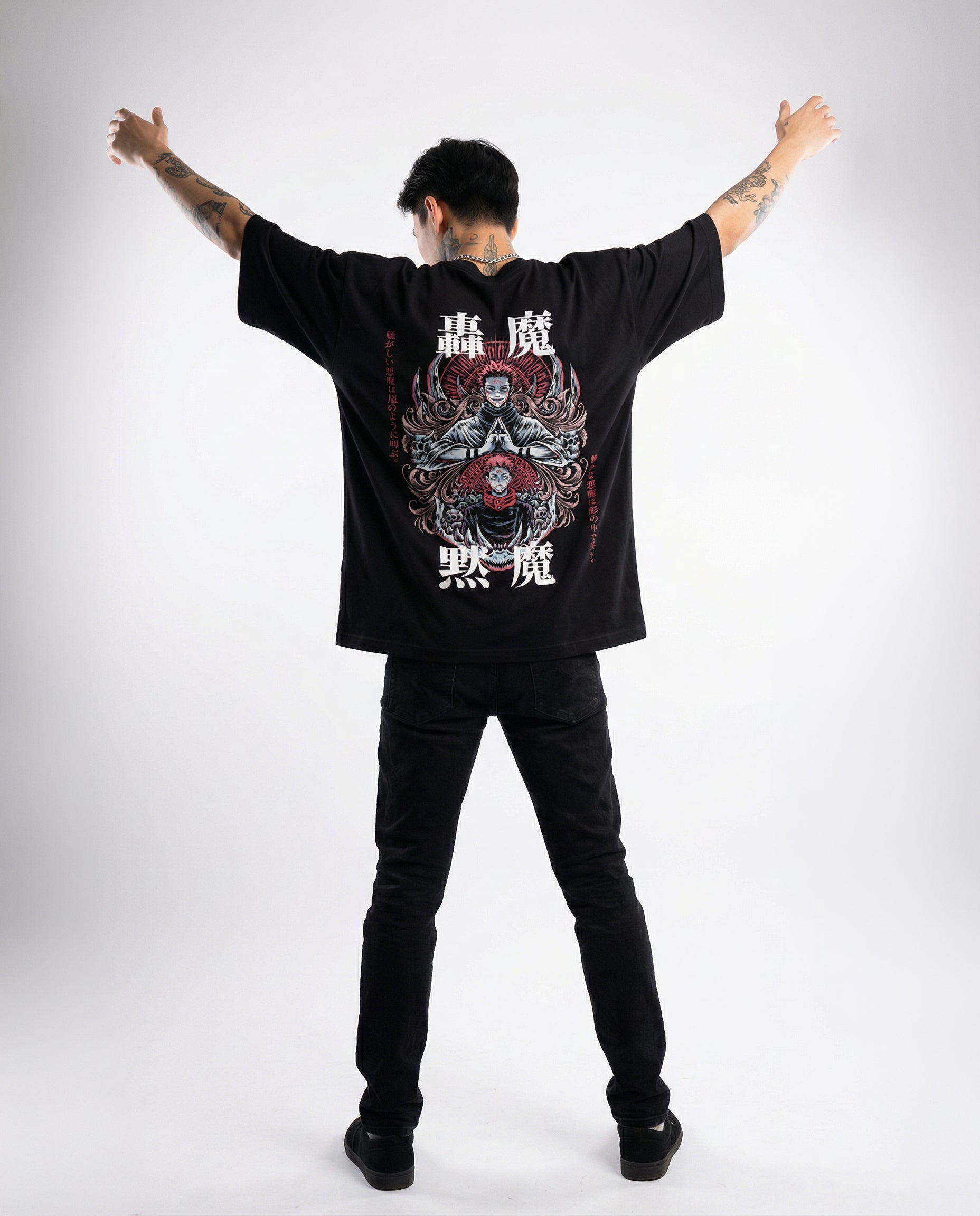 Demon's Oversize T-Shirt for Men | Anime
