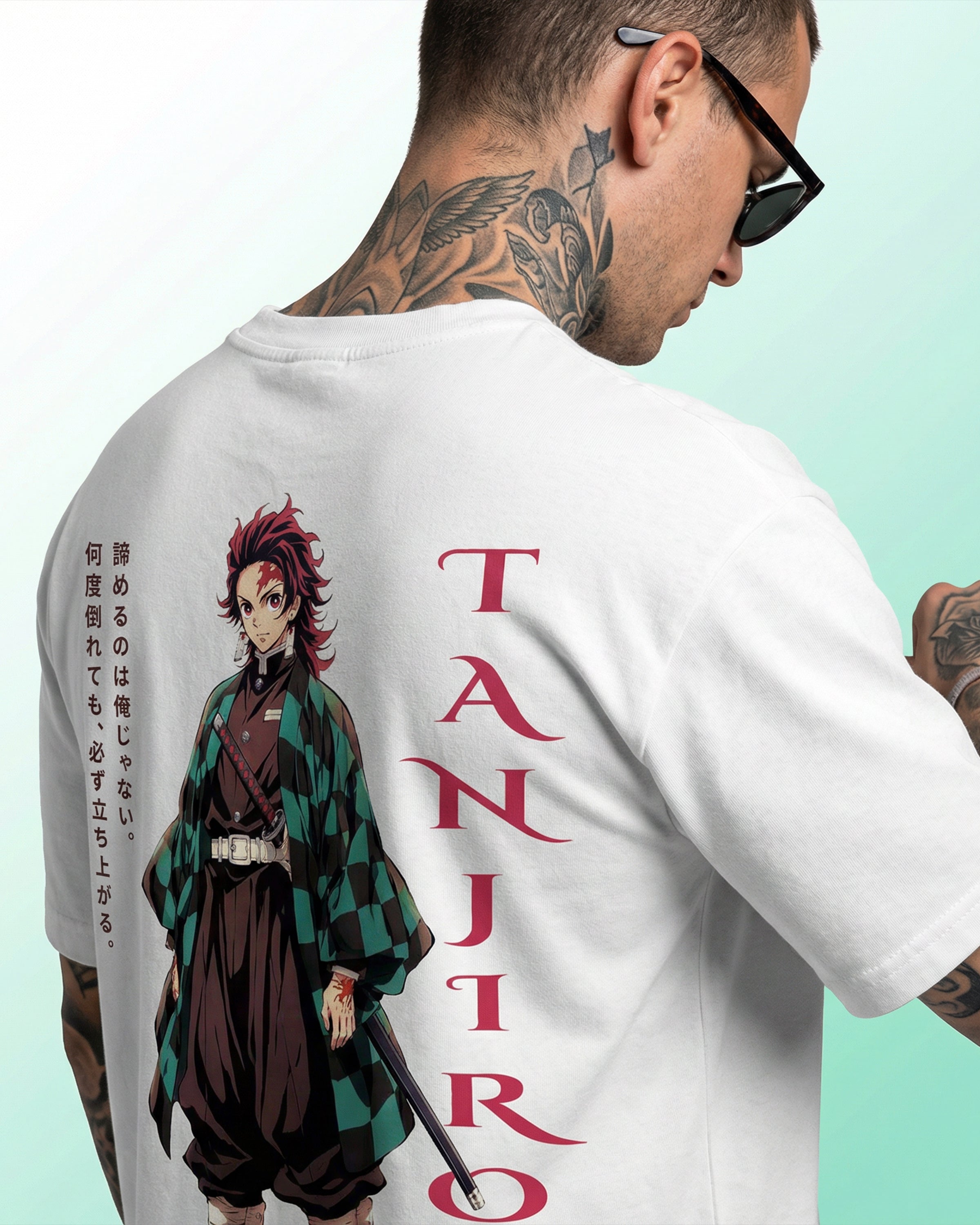 Tanjiro Kamado Oversize T-shirt for Men | Anime
