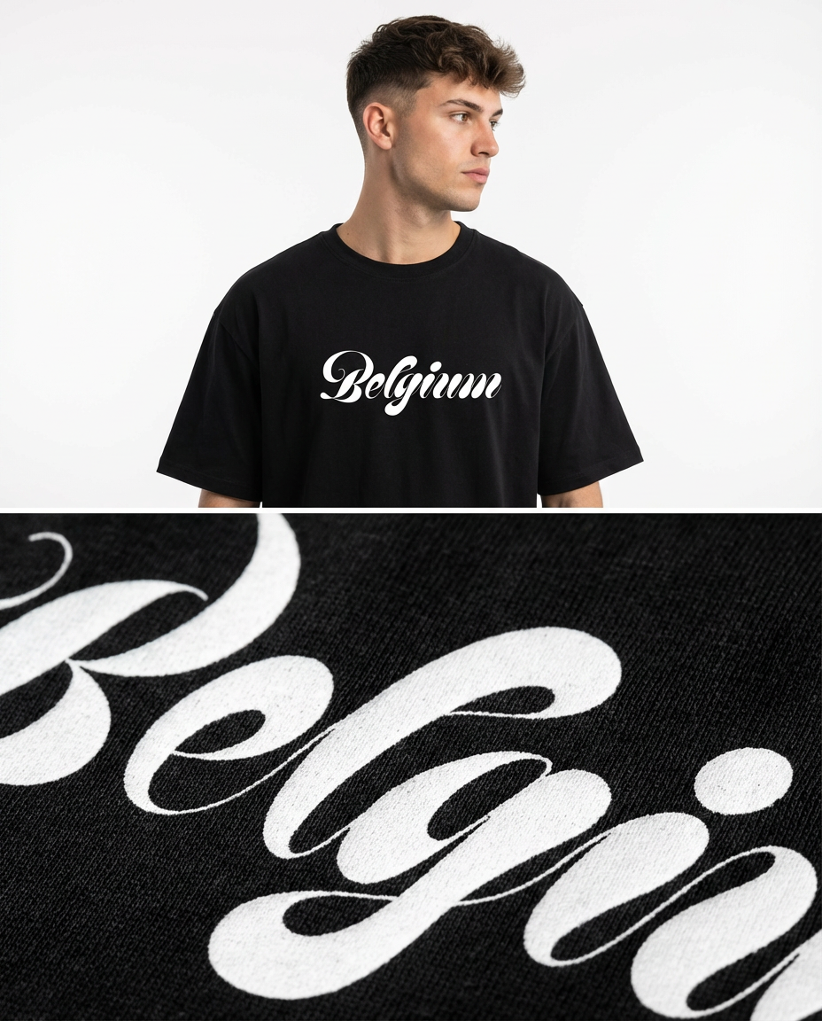 Belgium T-shirt for Men | Oversize Fit