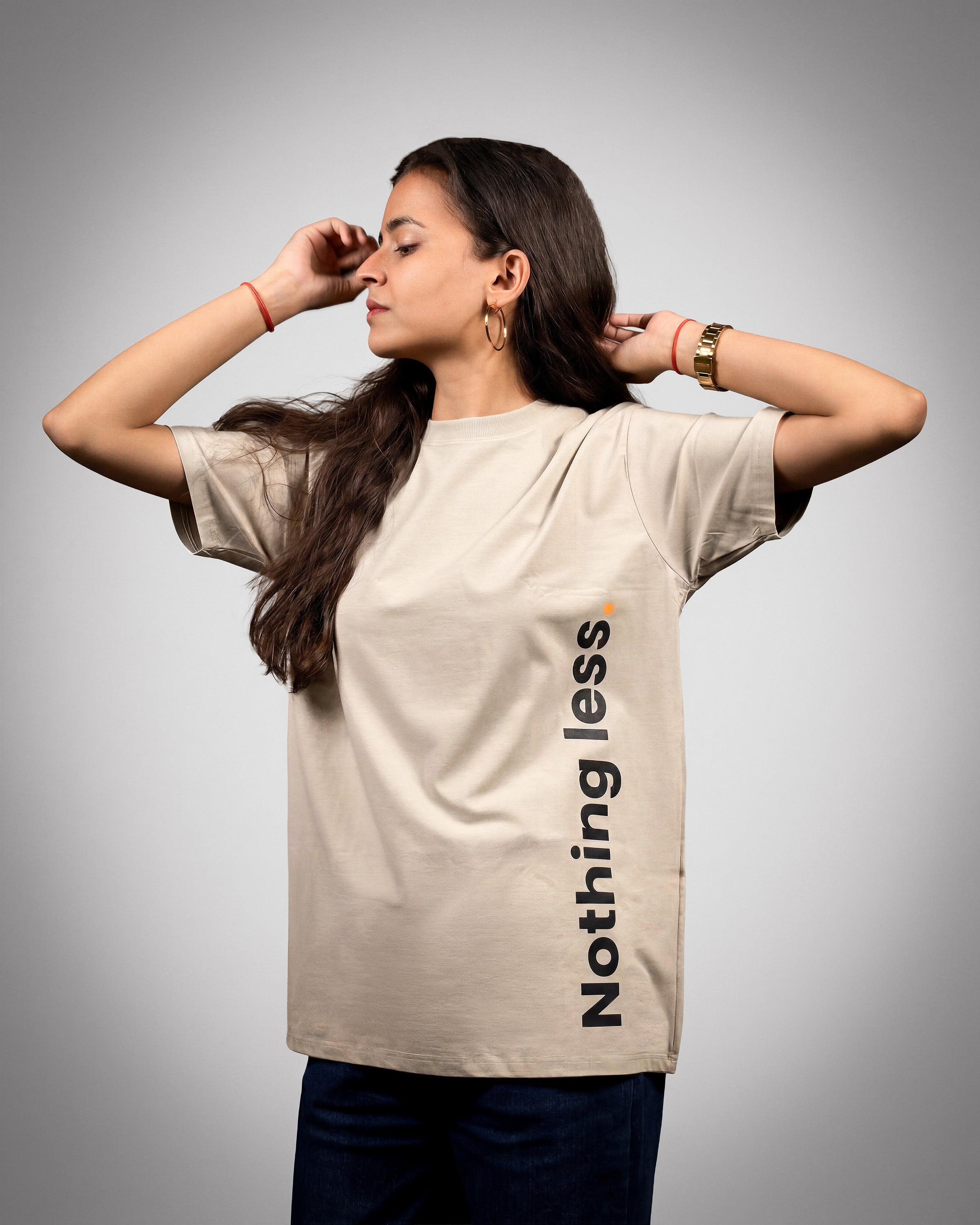 Relaxed Fit “Nothing Less” T-Shirt | Quosto Zero