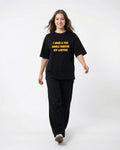 Tea & Coffee Chaos T-shirt for Women | Oversize Fit