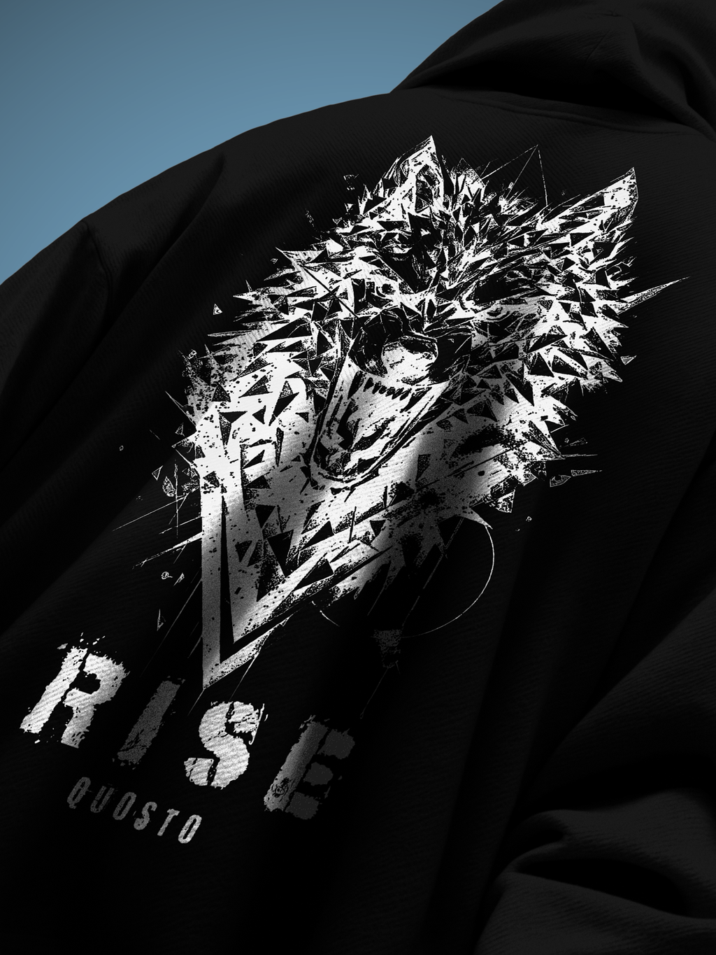 Midnight Heavy Black Oversized Hoodie for Men & Women | Premium Cotton Streetwear