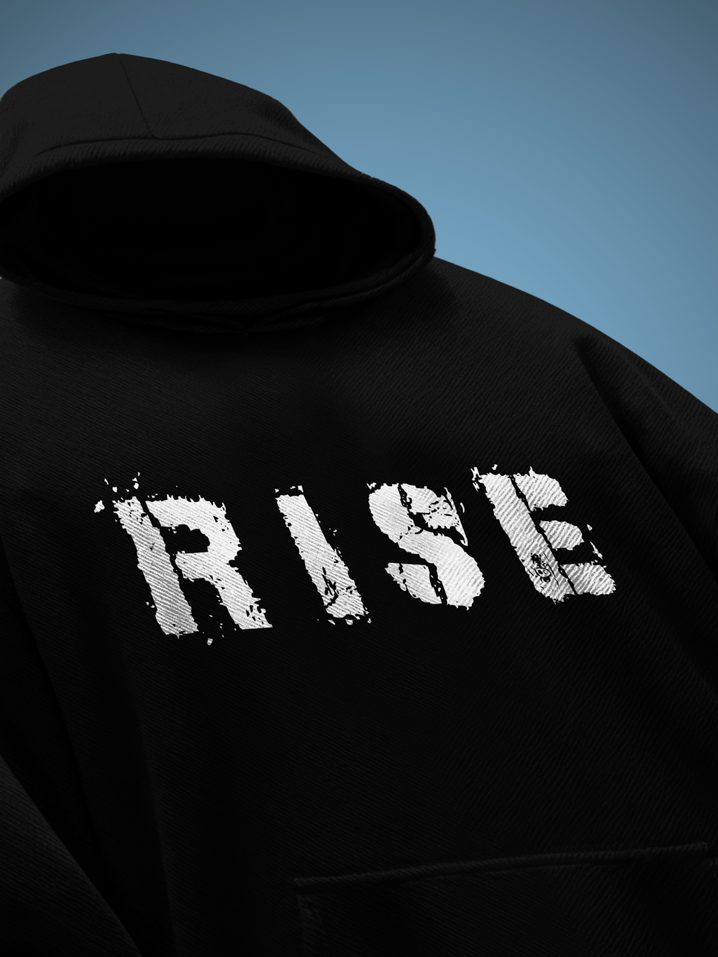 Midnight Heavy Black Oversized Hoodie for Men & Women | Premium Cotton Streetwear