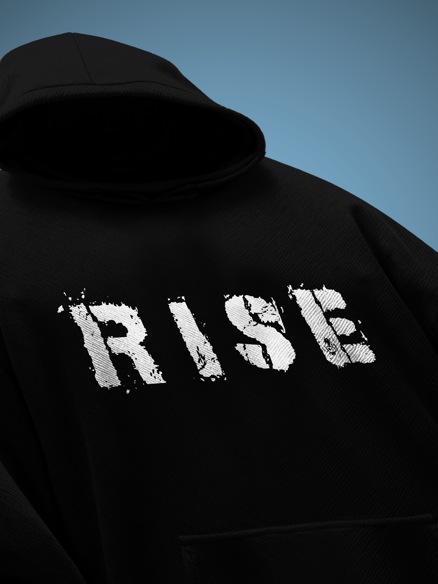 Midnight Heavy Black Oversized Hoodie for Men & Women | Premium Cotton Streetwear