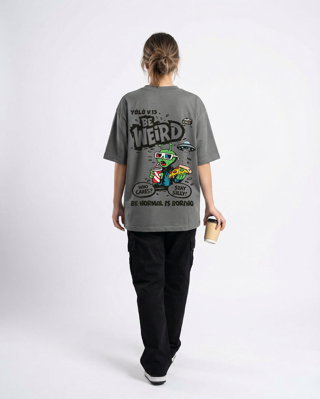 Be Weird T-shirt for Women | Oversize Fit