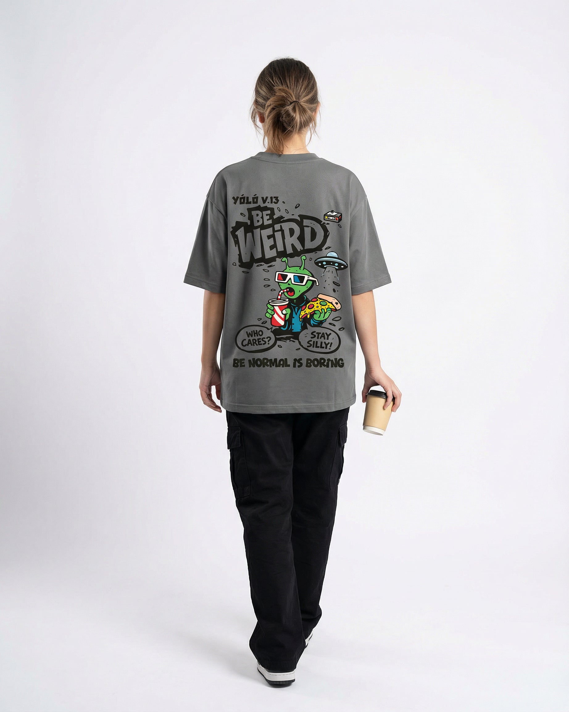 Be Weird T-shirt for Women | Oversize Fit
